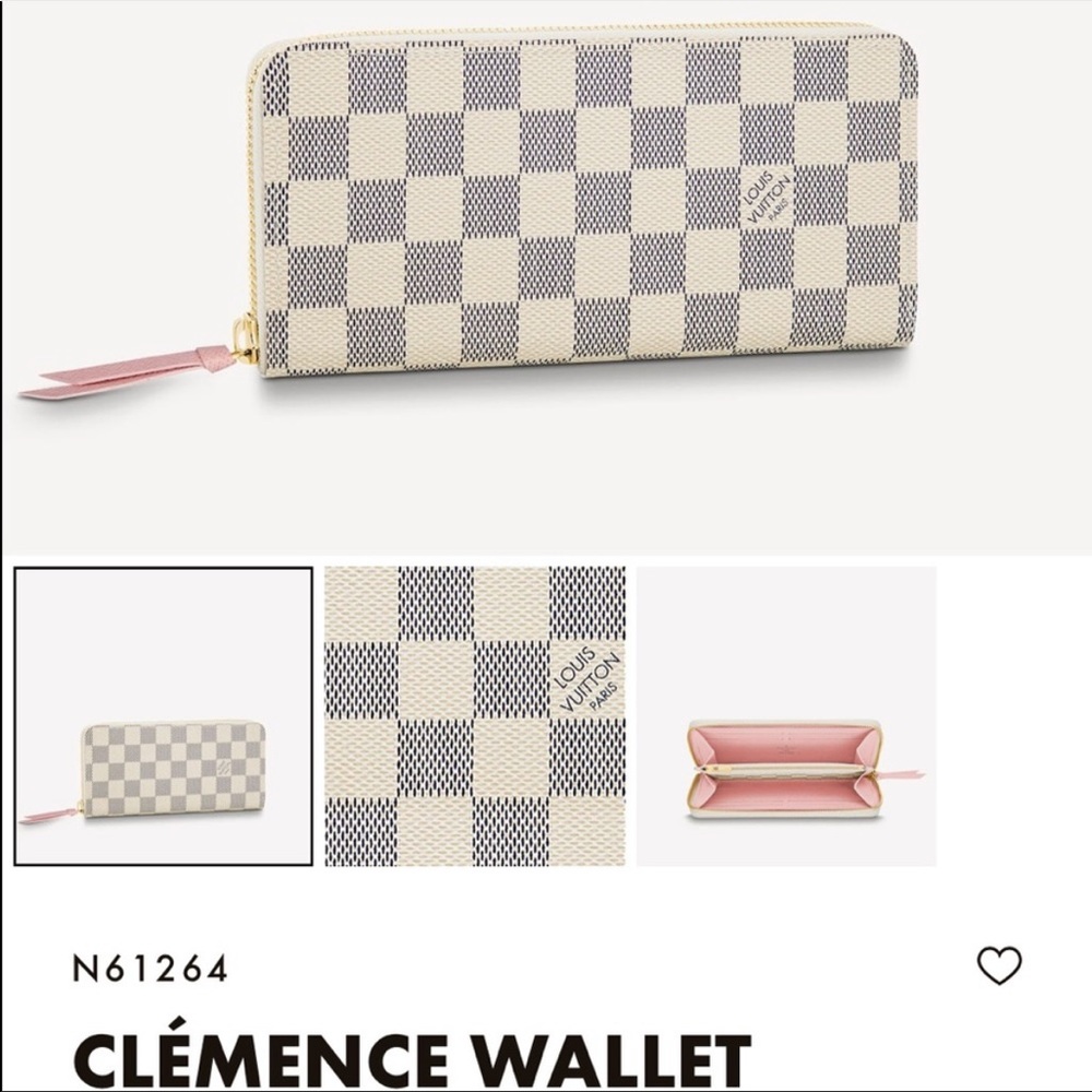 Authentic Louis Vuitton Clemence Wallet